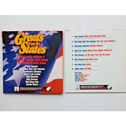 GREATS FROM THE STATES, A THE PEOPLE NEWSPAPER PROMOTIONS (2 CD'S)