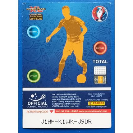 Dele Alli ENGLAND 2016 Panini Adrenalyn XL UEFA Euro - Limited Edition