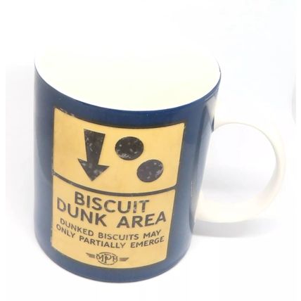 Tea Stop Mug Tea Biscuit Request Stop Ceramic 9.5 CM Gift Tableware Drinks