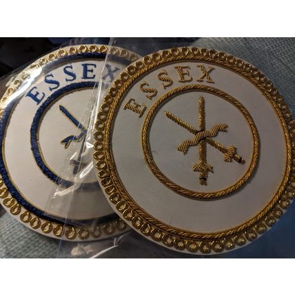 Masonic Dress Apron Badge - Essex - Sword Bearer
