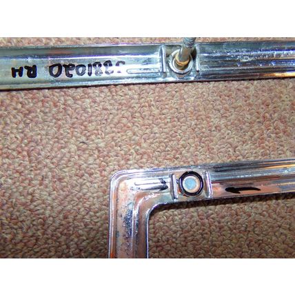 1976 77 Dodge Aspen R/T RT Taillight Trim Ring Bezels OEM Pair 3881020 3881021