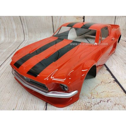 1968 Ford Mustang Custom Painted RC Car Body 1/10 OnRoad HPI/4Tec2.0/V100/RDS