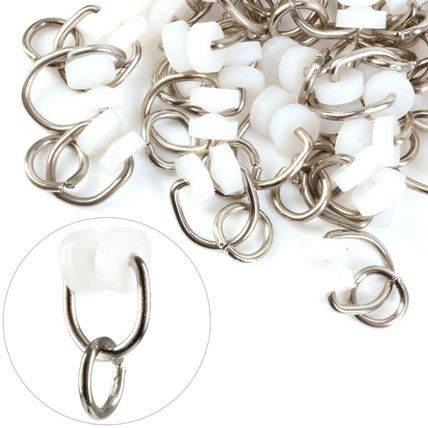 CURTAIN RAIL GLIDERS 40x Metal Track Runners Hanging Glider Wheels Free Post