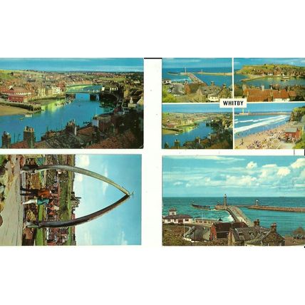 Yorkshire WHITBY Twelve 1960's-1970's Postcards (Various Publishers)