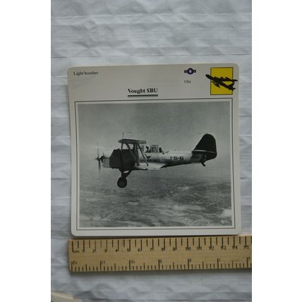 Vought SBU - USA - Light Bomber - Collectors Club Card