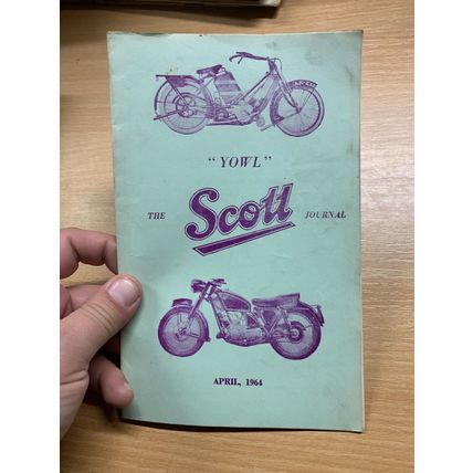 RARE* APRIL 1964 "YOWL" JOURNAL OF THE SCOTT OWNERS CLUB PAPERBACK BOOK (LL)