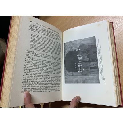 RARE* VINTAGE "THE BOOK OF THE LABOUR PARTY" VOLUMES 1-3 HARDBACK BOOKS (P14)