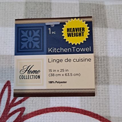 Home Collection HAPPINESS IS HOMEMADE Kitchen TOWEL SET Oven Mitt Pot Holder