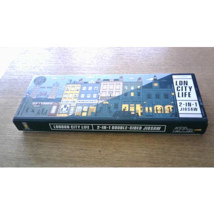 LONDON CITY LIFE 2-IN-1 DOUBLE-SIDED Jigsaw Puzzle (140 Piece) 2019