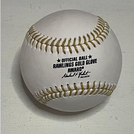 Sal Frelick Signed Autographed Official (OML) Gold Glove Baseball