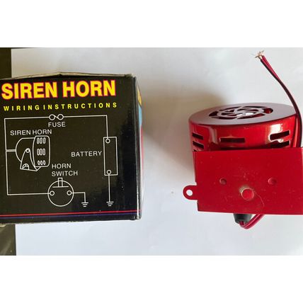 12V Air Raid Siren Motorcycle Boat Truck Motor Driven Horn Alarm UK Stock