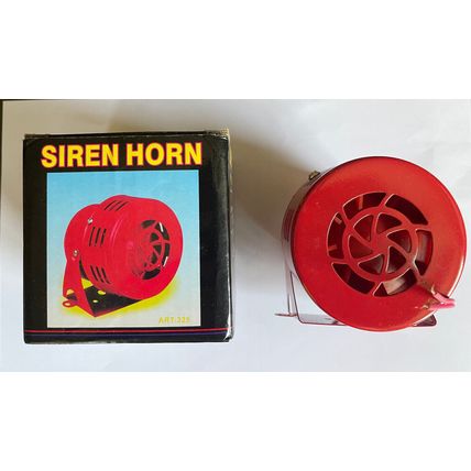 12V Air Raid Siren Motorcycle Boat Truck Motor Driven Horn Alarm UK Stock