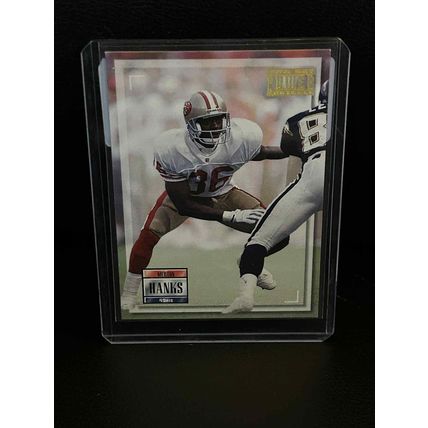 Merton Hanks [Gold] #136 | 1993 Pro Set Power Football Trading Card