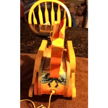 Old Vintage Original Fisher Price Katy Kackler # 140 9" Tall 1954