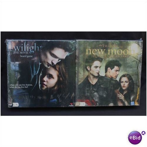 2009 Cardinal Twilight & New Moon Board Games - Sealed