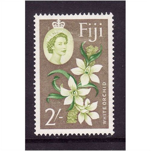 Fiji 1967 2s White Orchid Sg 319 M / Mint