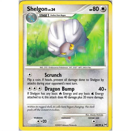 Pokemon Platinum Arceus - #48/99 - Shelgon