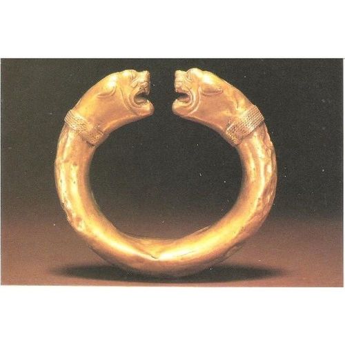 Bracelet - gold from Western Iran mid-1st Millennium BC - postcard