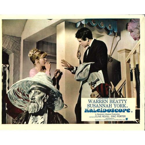 KALEIDOSCOPE Warren Beatty, Susannah York 1966 F-O-H Stills Set (8)