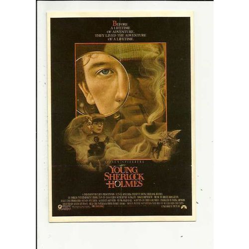 YOUNG SHERLOCK HOLMES Nicholas Rowe Poster Art Postcard by Goldies (118)
