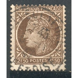 France 1945 (perf) - SG916 - 2fr.50 brown - Ceres - used