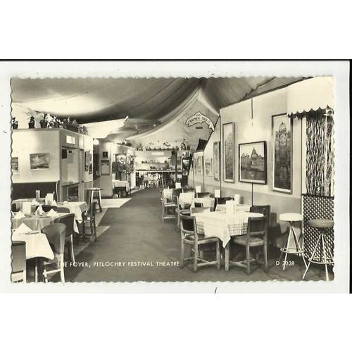 Perthshire PITLOCHRY Festival Theatre Foyer Postcard by Valentine (D.7038)