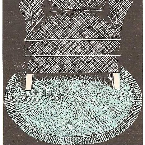 Knit Rug Pattern Round Knit Rug (2)
