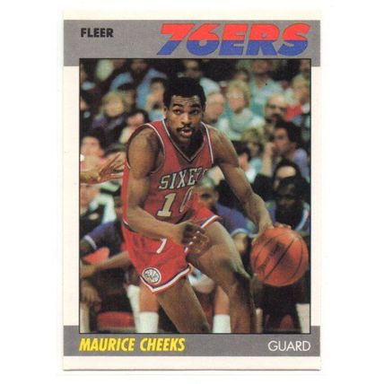 87 88 FLEER MAURICE CHEEKS 76ERS