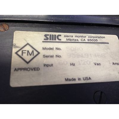 SENTRY 5000,SIIIC 5000,SMC SIERRA MONITOR 5000 SENSOR ALARM CONTROLLER,SA