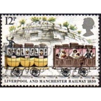 1980 150th Anniv Liverpool & Manchester Railway.12p Passengers. Fine Used