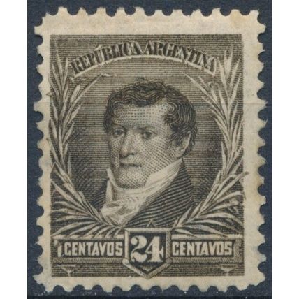 Belgrano: 24c - Argentina 1892 - NM H - MiNr 91Y
