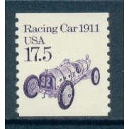 2262 17.5c Race Car Fine MNH Dry Gum MA2079