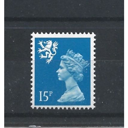 Scotland.S56 15p Bright Blue.Unmounted Mint.Aug25