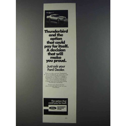 1980 Ford Thunderbird Ad - Option Could Pay for Itself