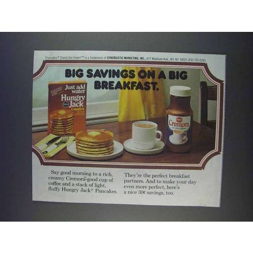 1980 Pillsbury Hungry Jack Pancake Mix Ad - Savings