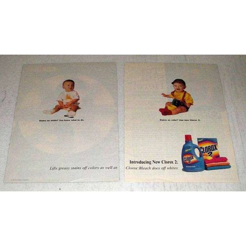 1996 Clorox 2 Bleach Ad - Stains