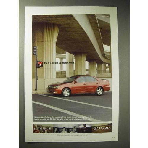2003 Toyota Camry SE Car Ad - The Sport Edition