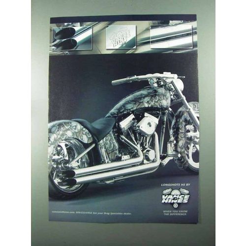 2004 Vance Hines Longshots HS Exhaust Pipes Ad