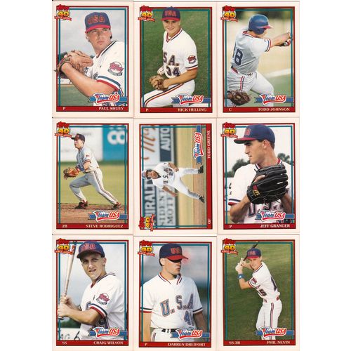 1991 Topps Traded USA Olympic team set 26 cards- Factory Set Fresh!
