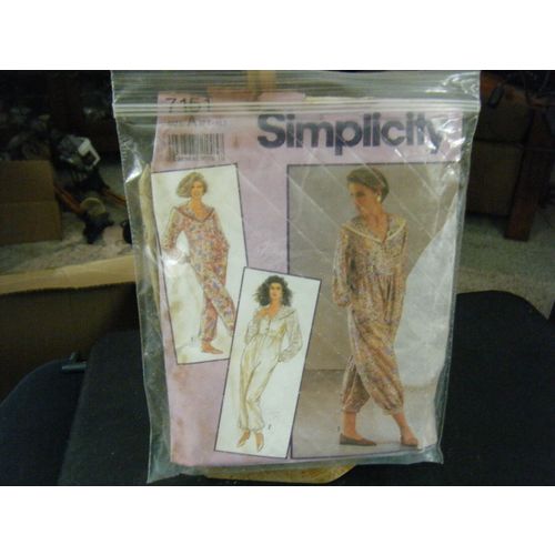 Simplicity 7151 Misses Romper Dress Pattern - Sz PT-XL Bust 30.5-36 Waist 23-39