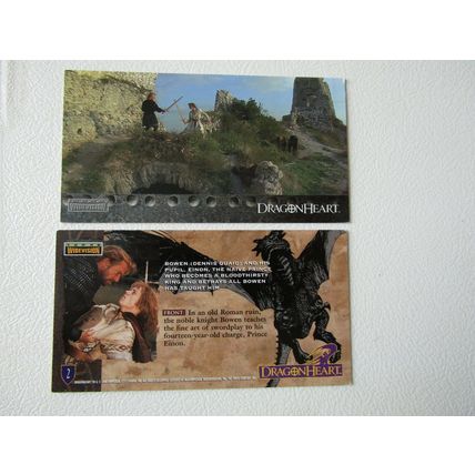 Topps 1996 Dragonheart Widevision Cards Card Variants (e31)
