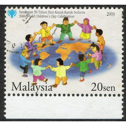 Malaysia 2003 50th World Childrens Day 20s Multicoloured SG1172 FU
