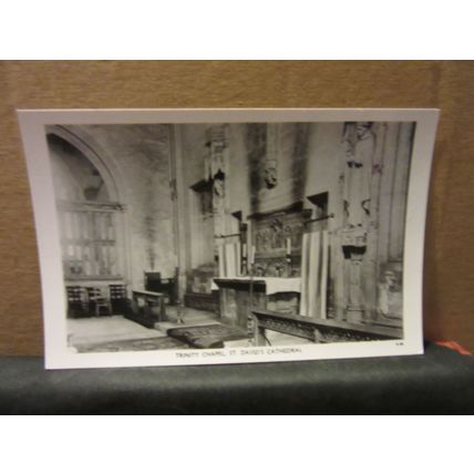 trinity chapel, ST. DAVID'S CATHEDRAL, WALES unused postcard RP by D G Hampson #