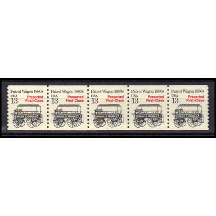 2258 13c Police Wagon Very Fine MNH Dry Gum PNC 1/5 X3137