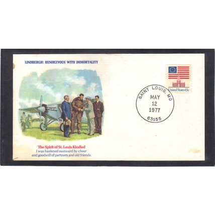 Event Fleetwood Lindbergh 1625 13c Flag (Cachet-U/A) CV42347
