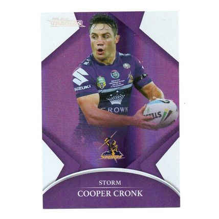 NRL 2016 Traders /Foil Parallel- P064 Cooper Cronk/Melbourne Storm