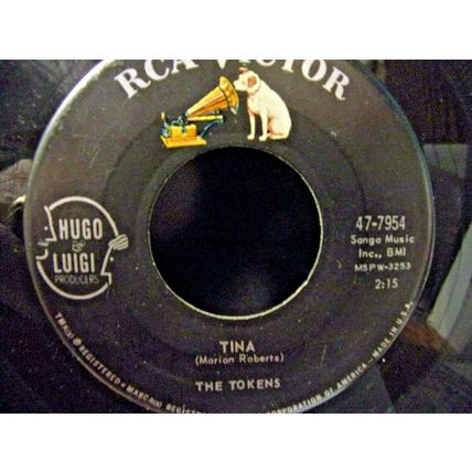 The Tokens-The Lion Sleeps Tonight / Tina-45rpm-1961-EX