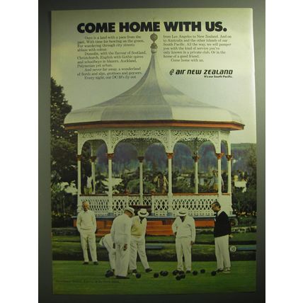 1974 Air New Zealand Ad - Come Home with us