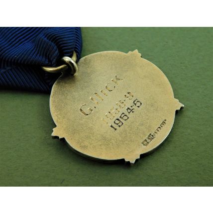 Vintage Silver Gilt & Enamel Medal Nottingham Yorkshire Society Past President