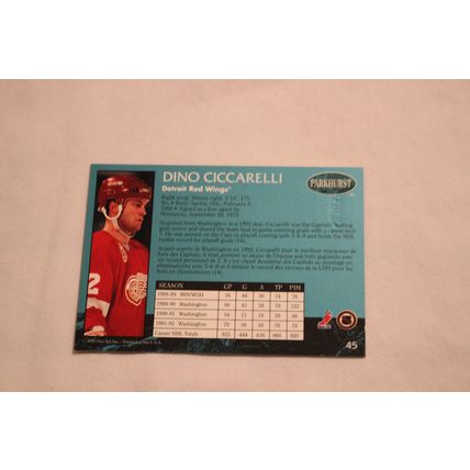Dino Ciccarelli 1992/93 Parkhurst EMERALD ICE NO. 45